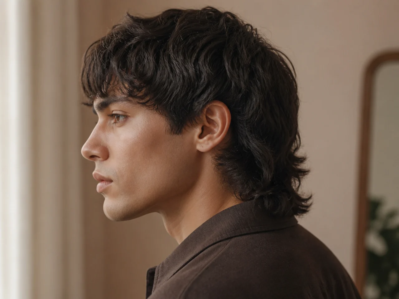 A mullet with the sides grown level with the tail