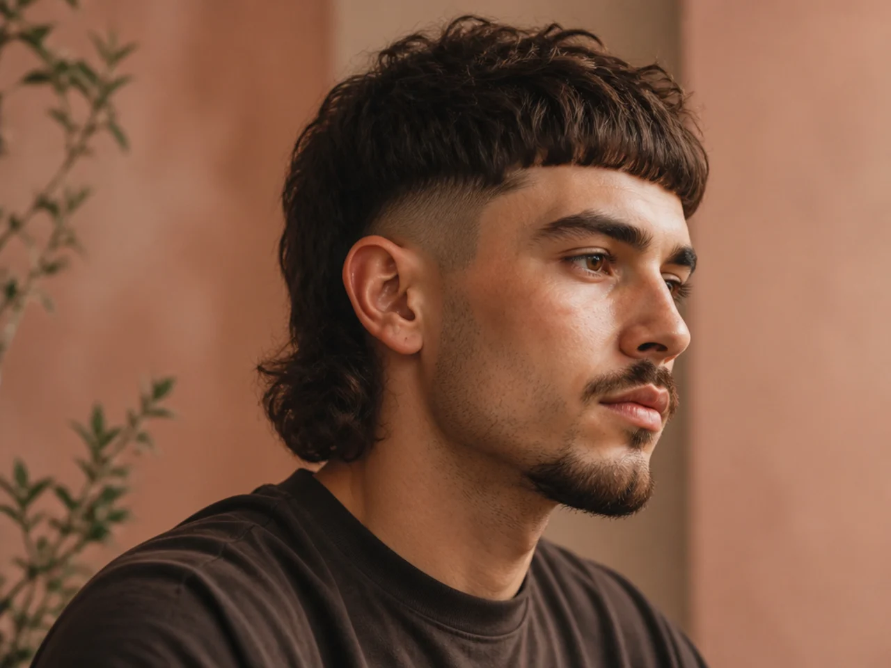 A fully disconnected mullet with a hard boundary