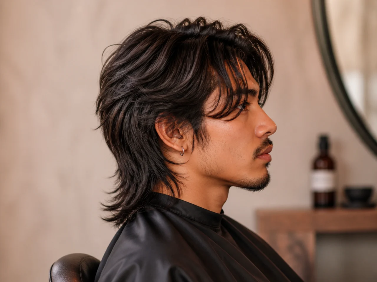 Product rotation chart showing matte cream, sea-salt spray, and lightweight hairspray usage across grow-out phases