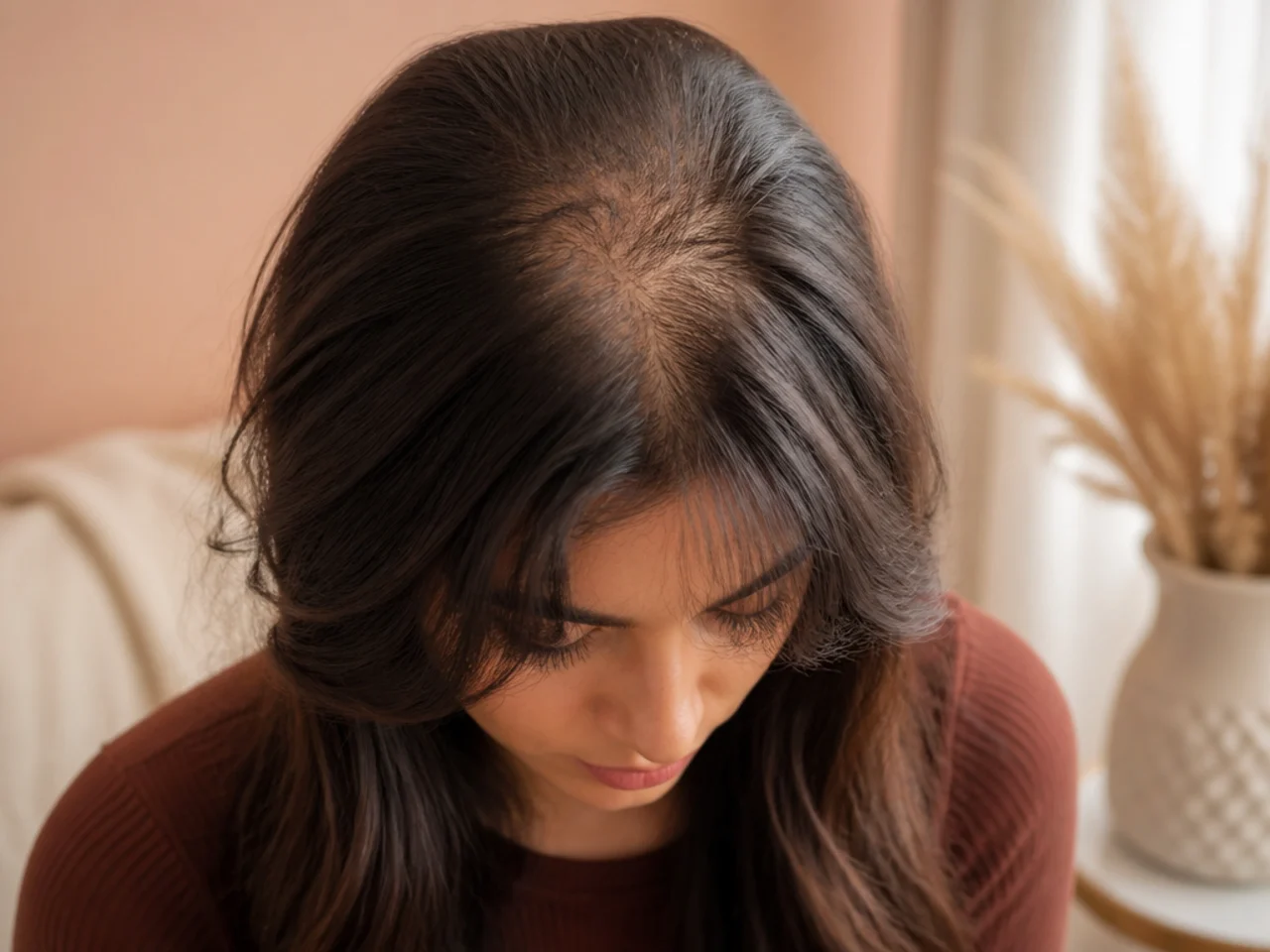 Over layered crown showing sparse ends on a layered cut