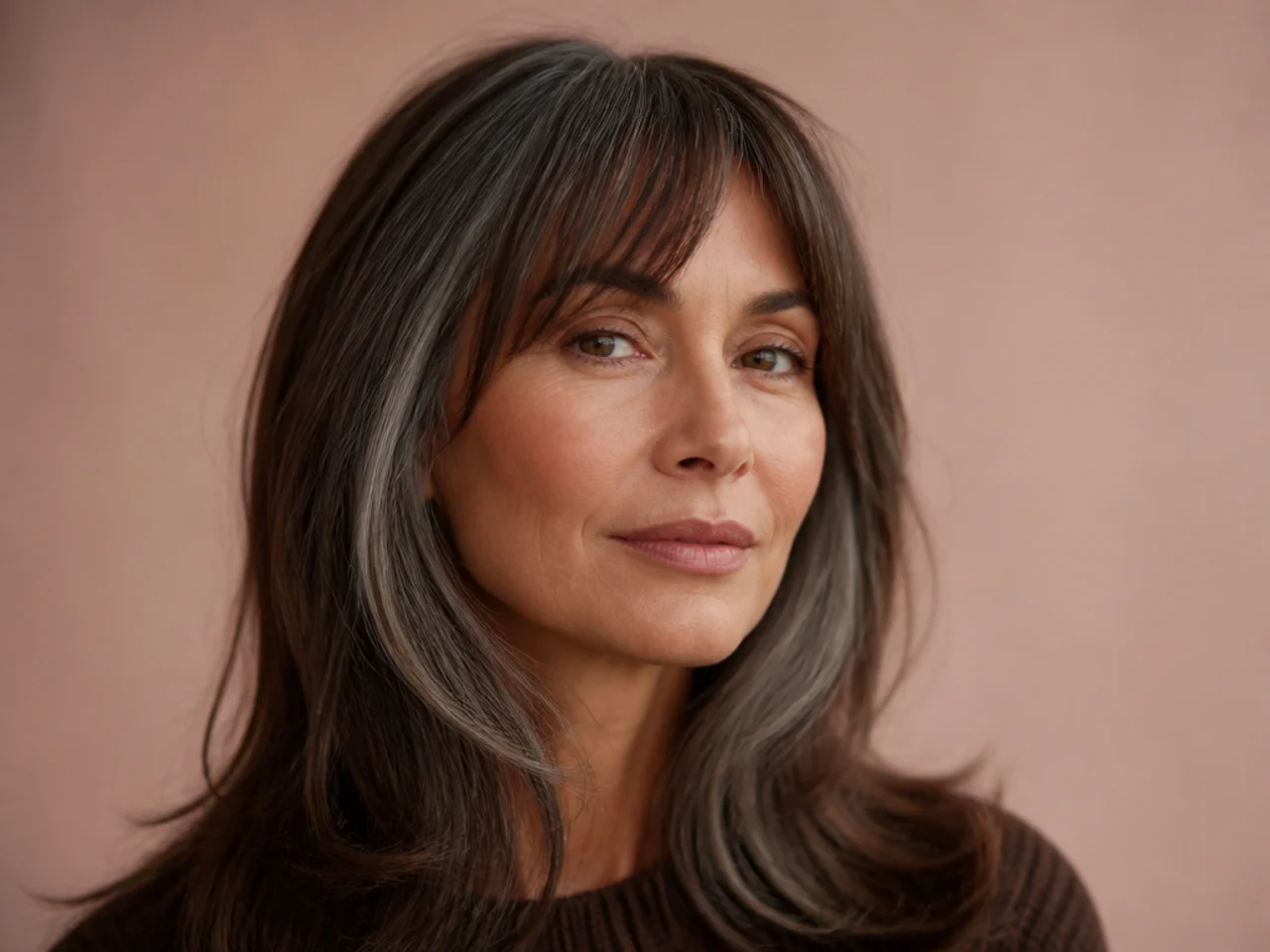 A fringe cut and styled as a separate piece