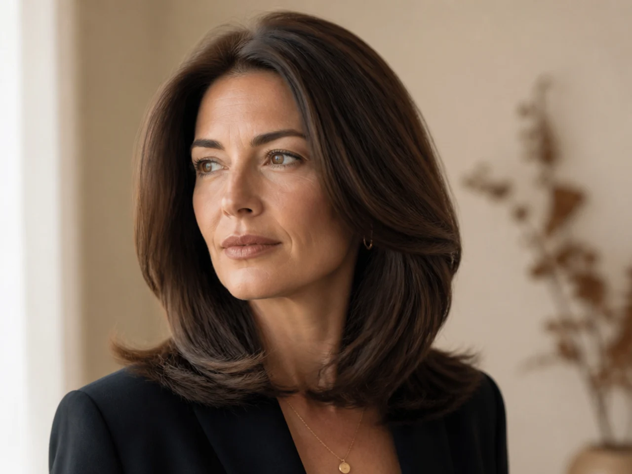 A fully finished uniform blow-dry