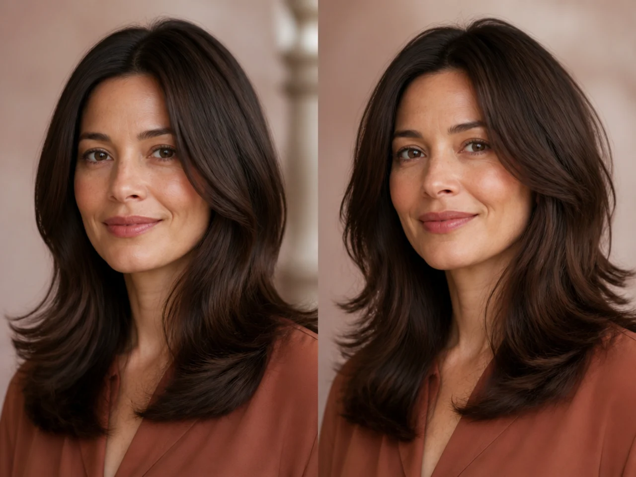 Week one and week eight photographs compared