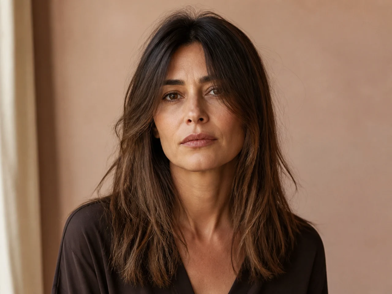 An unstyled grown-out cut looking untidy