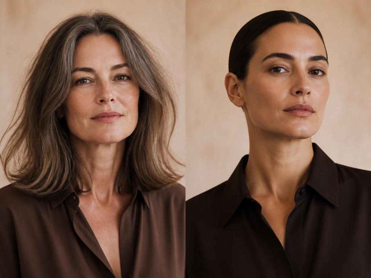 An unstyled cut compared with a controlled slicked surface