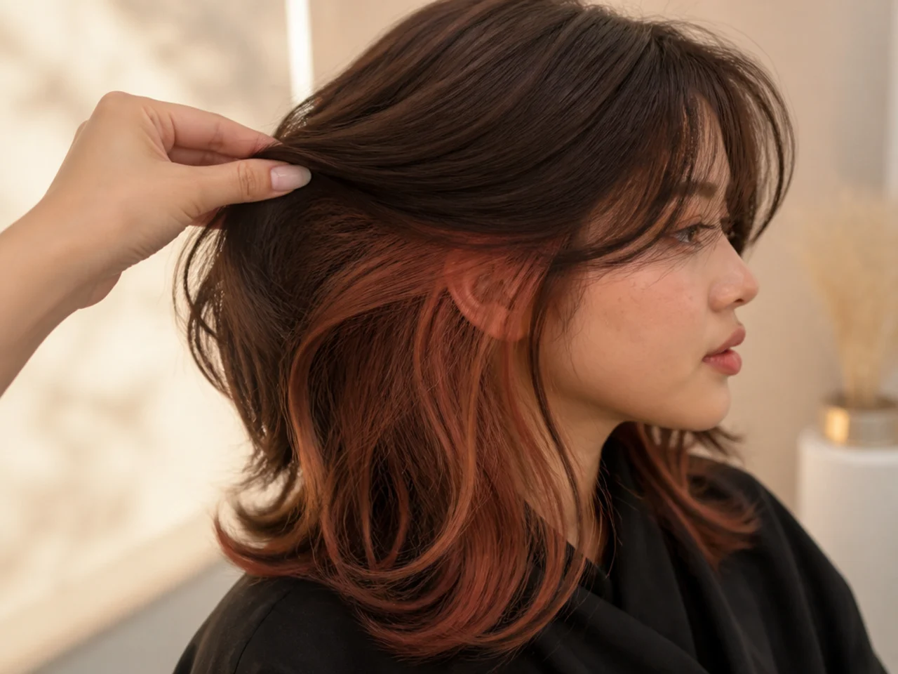 25 Peekaboo Hair Colors That Flatter Brunettes
