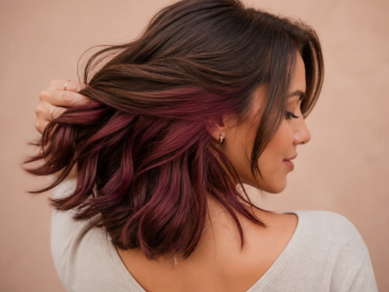 20 Peekaboo Colors for Medium Length Hair