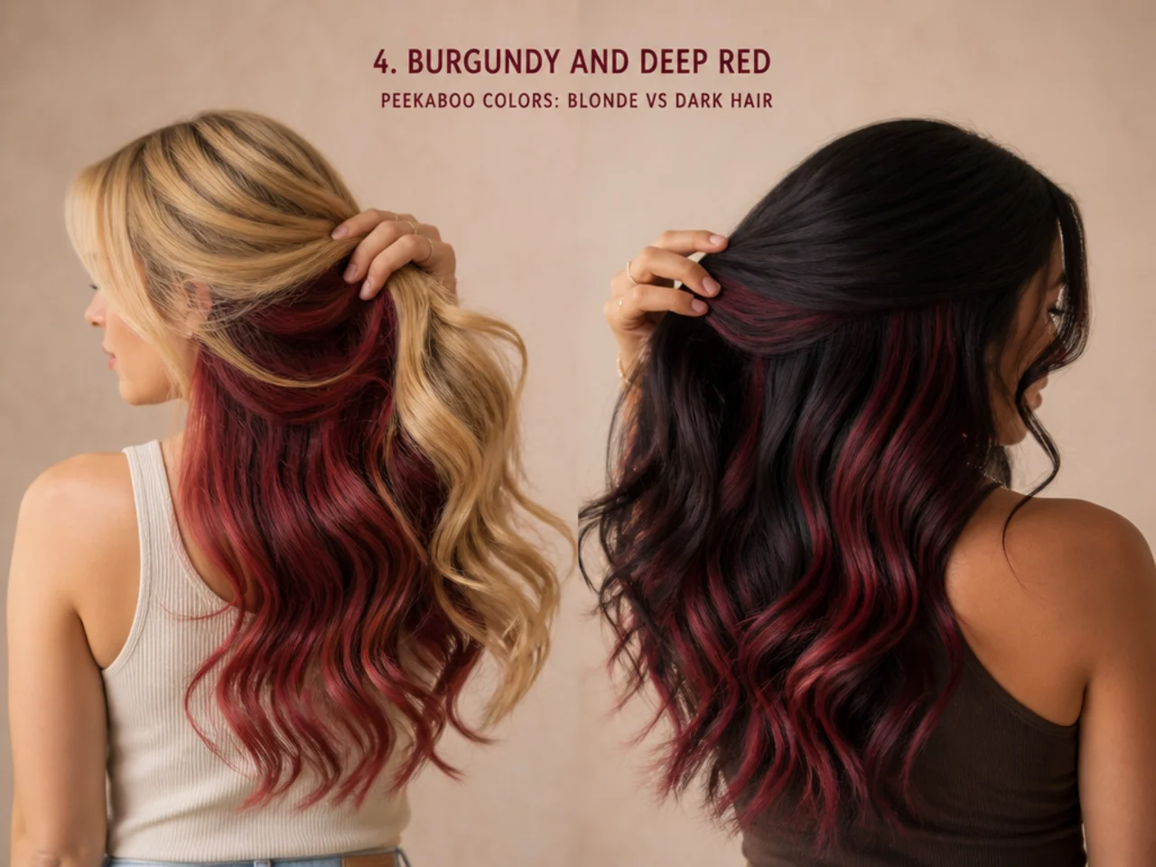 Burgundy compared on both bases