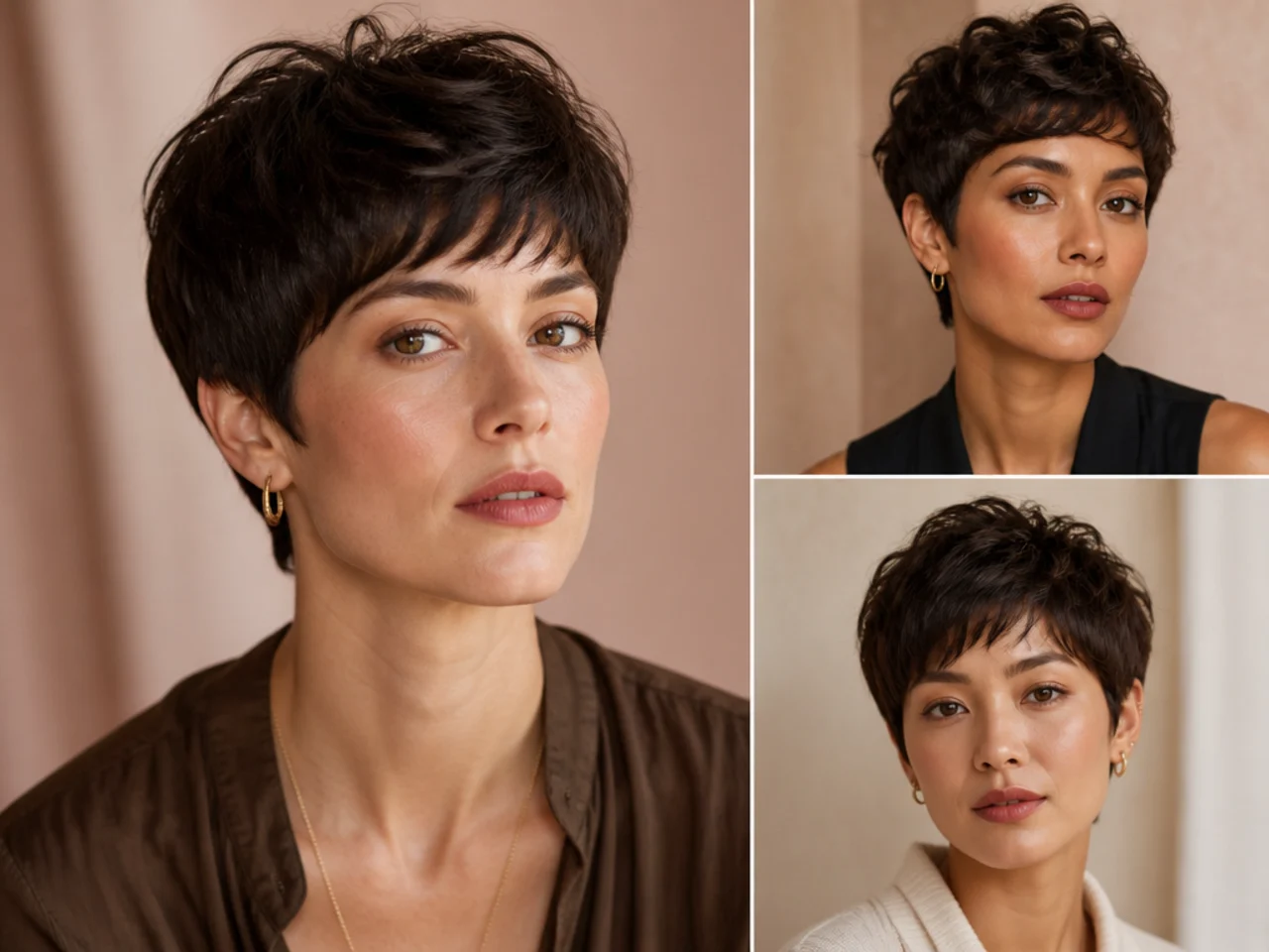 Heart-Shaped Face Pixie