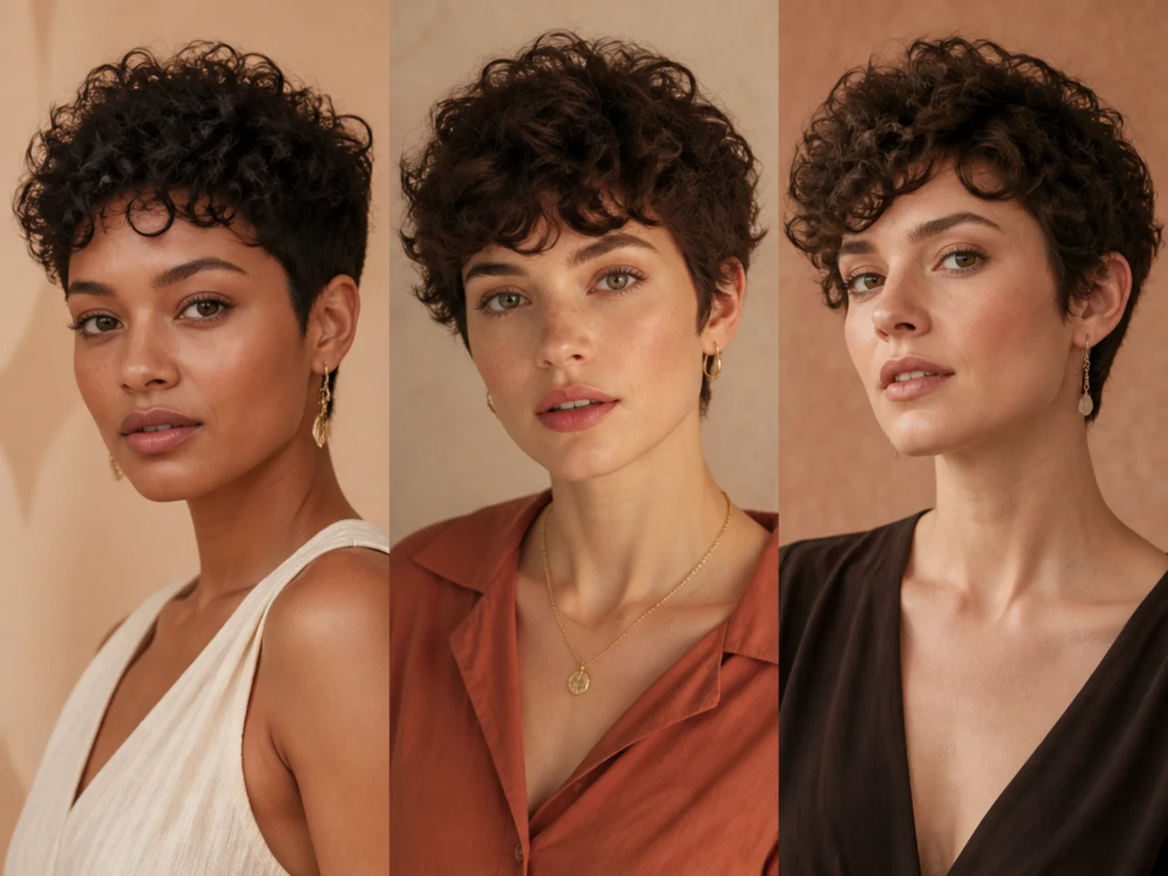 Curly Pixie Cut
