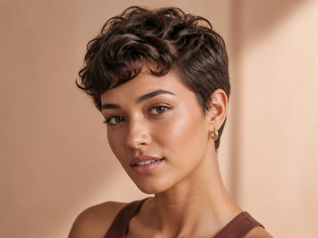 Wavy Pixie Cut