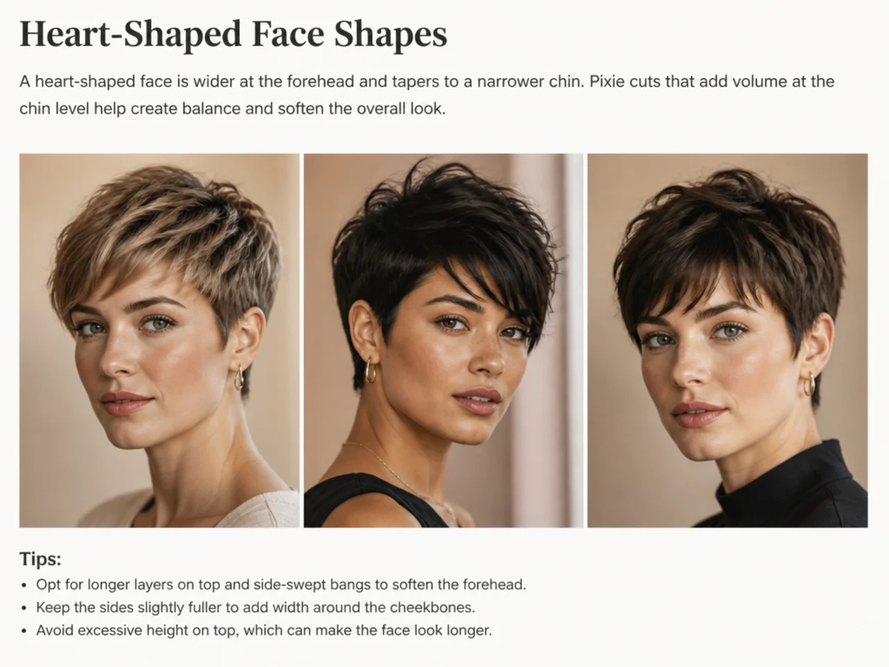 Heart-Shaped Face Shapes