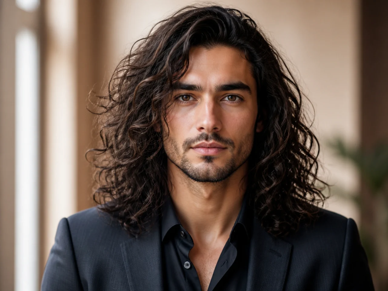 Long, Tousled Curls