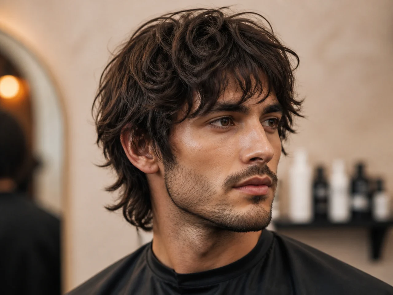 Medium Shaggy Hair