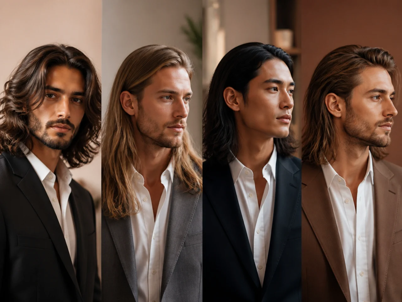 professional men's haircut