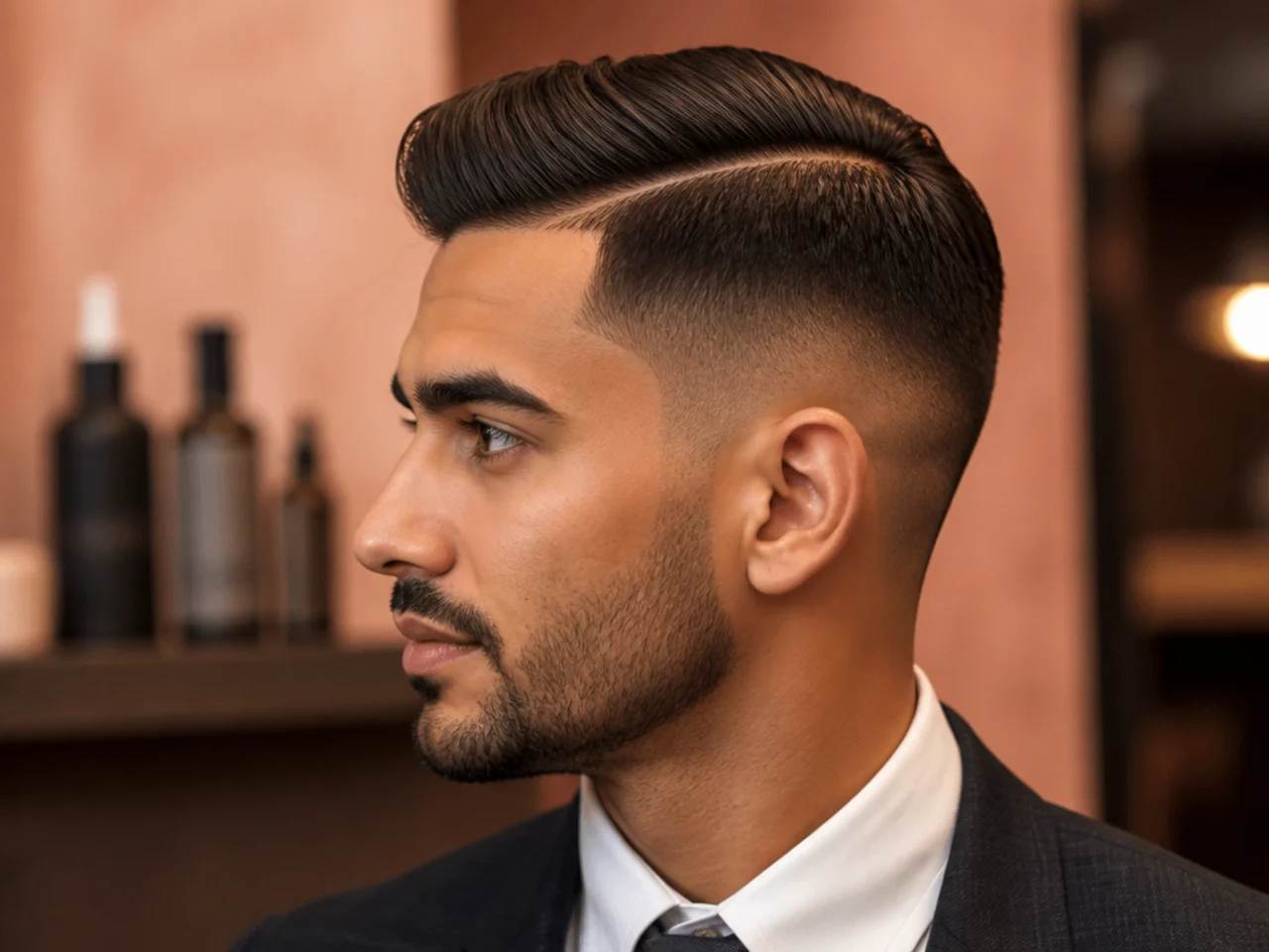 Side Part Fade