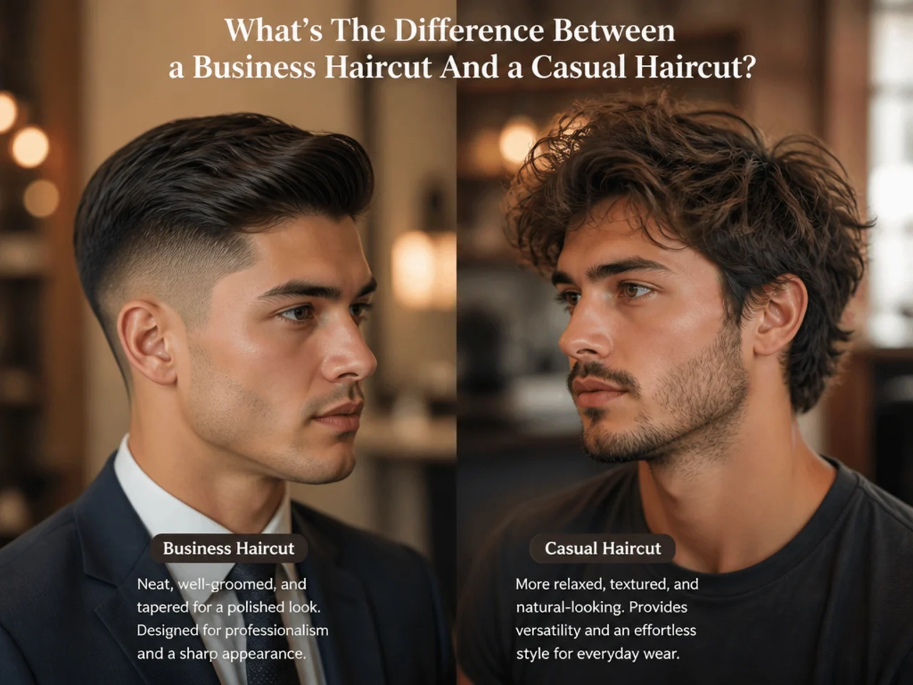 What's The Difference Between a Business Haircut And a Casual Haircut?