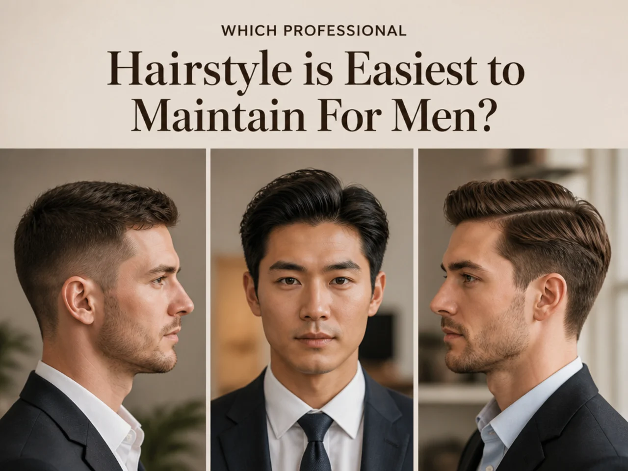 Which Professional Hairstyle is Easiest to Maintain For Men?