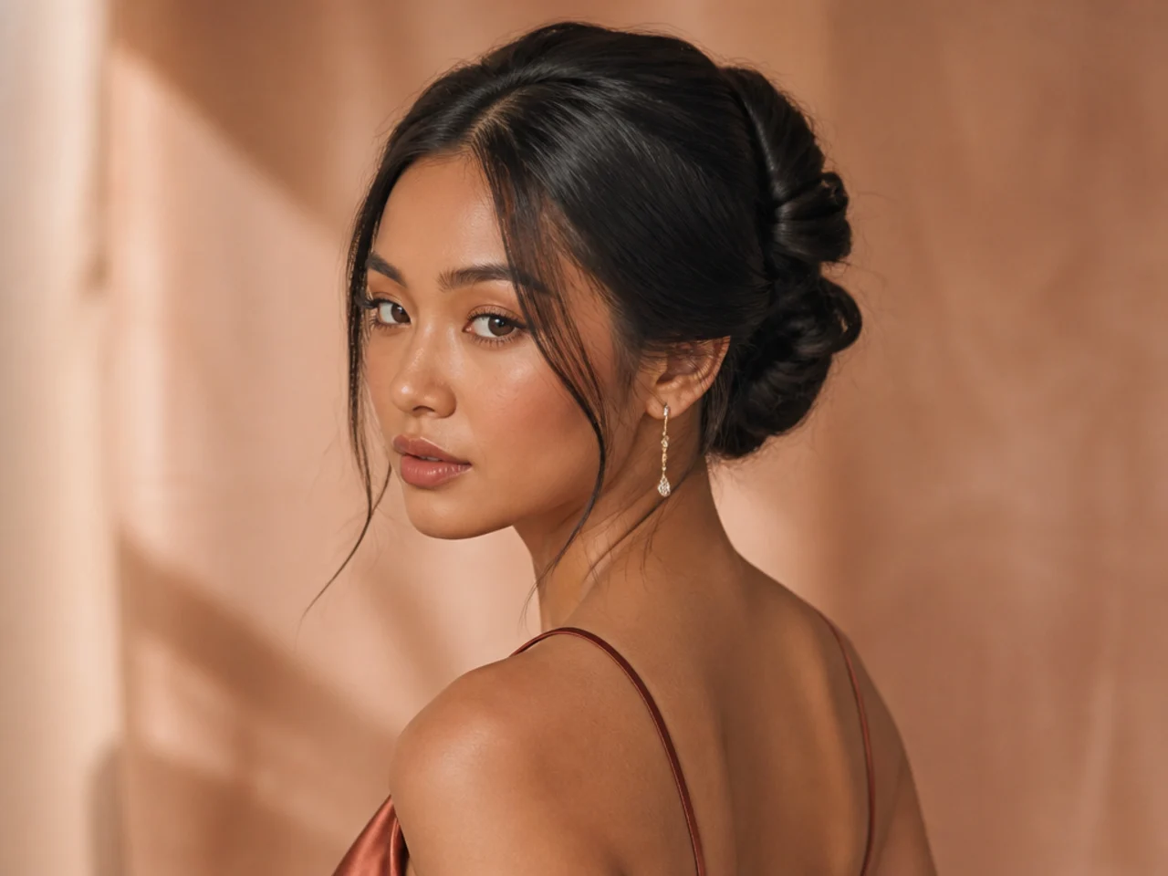 A twisted updo