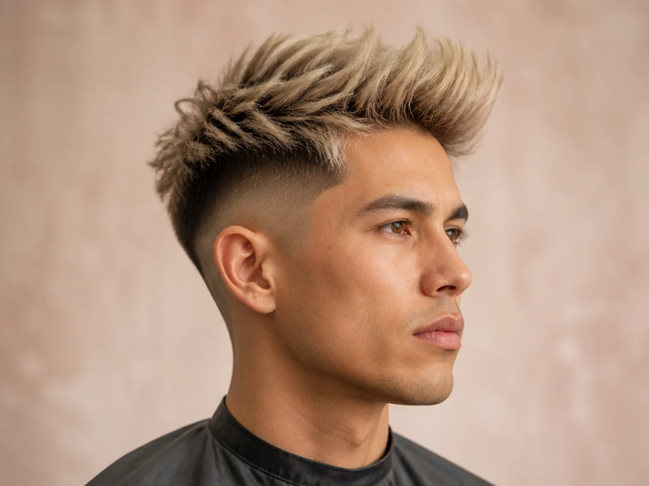 Edgy Blonde Quiff