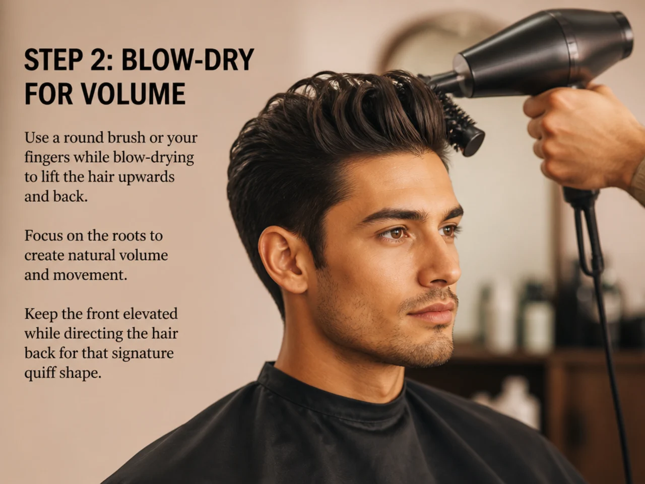 Step 2: Blow-Dry for Volume