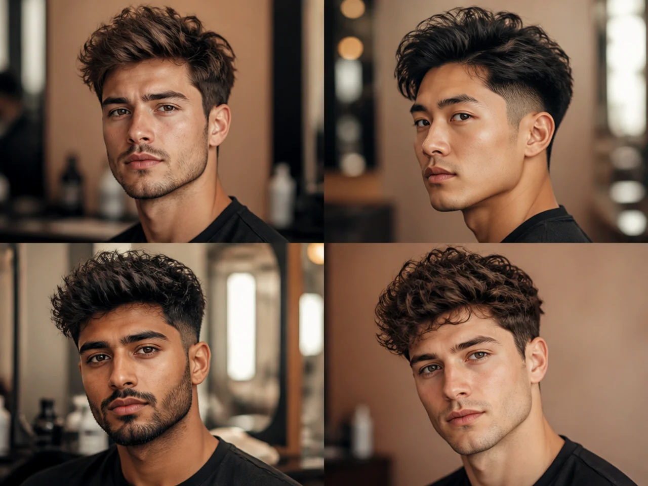 Messy Quiff Hairstyle