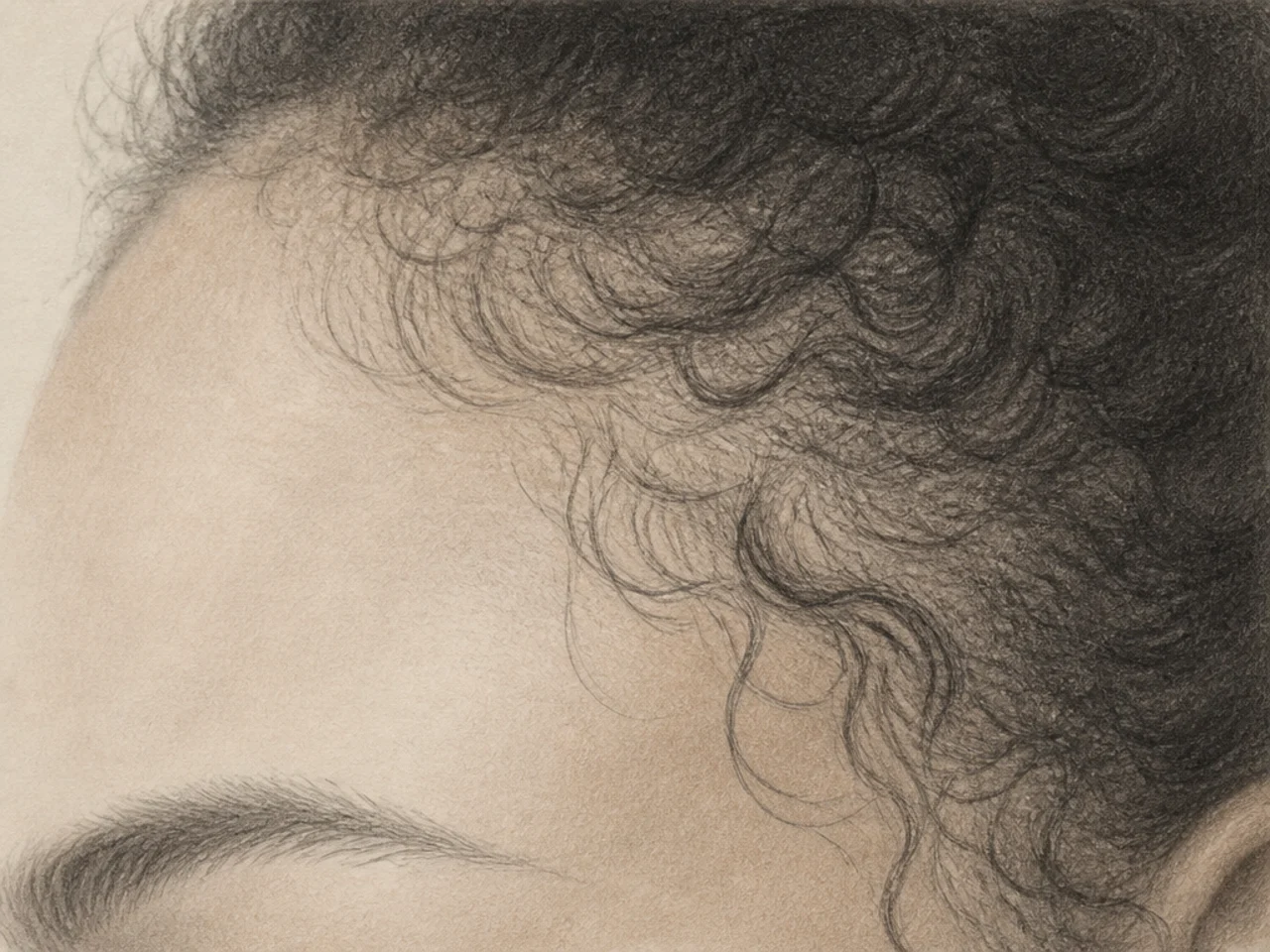 A soft hairline transition against skin
