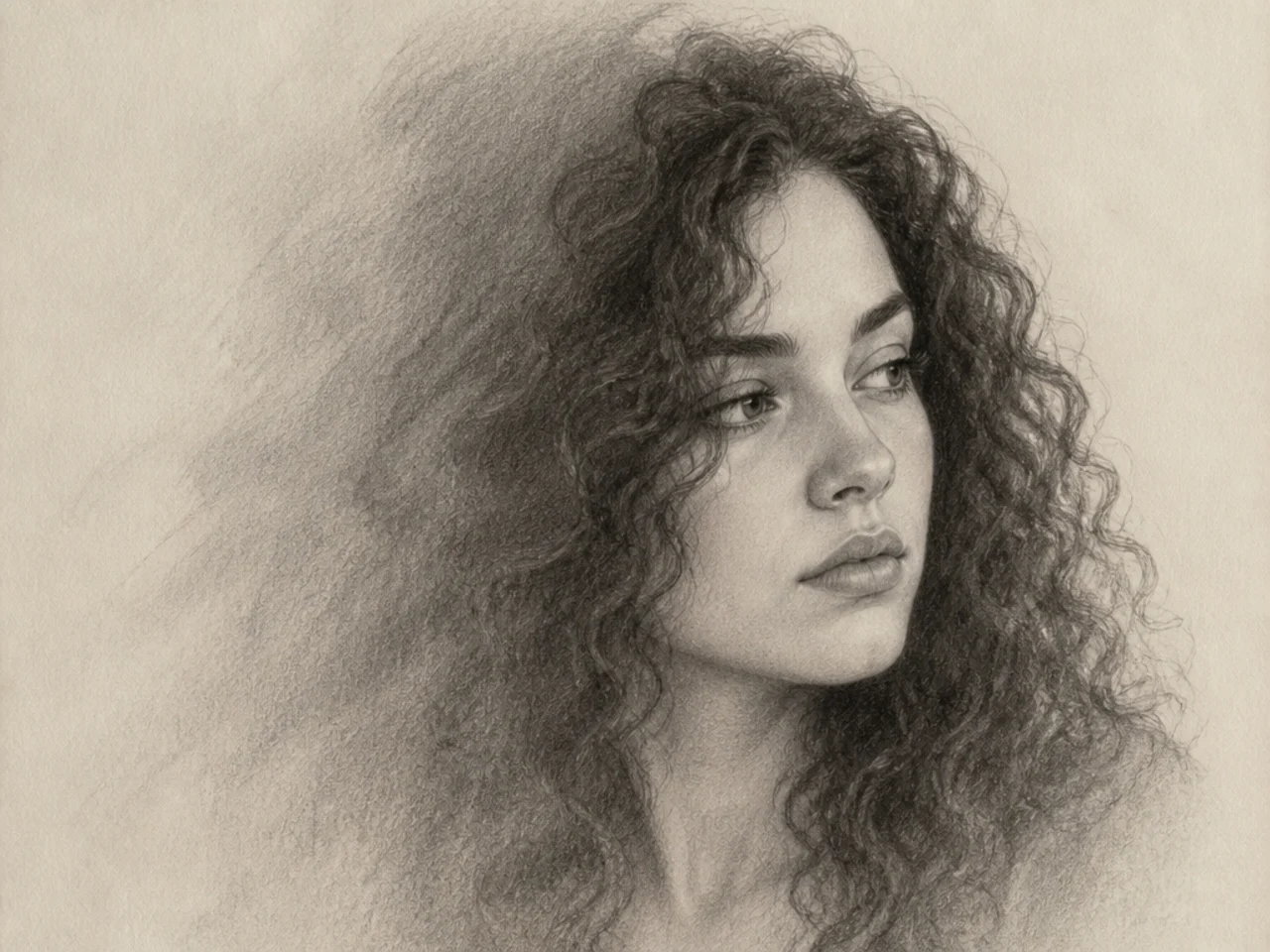A lost edge merging hair into background