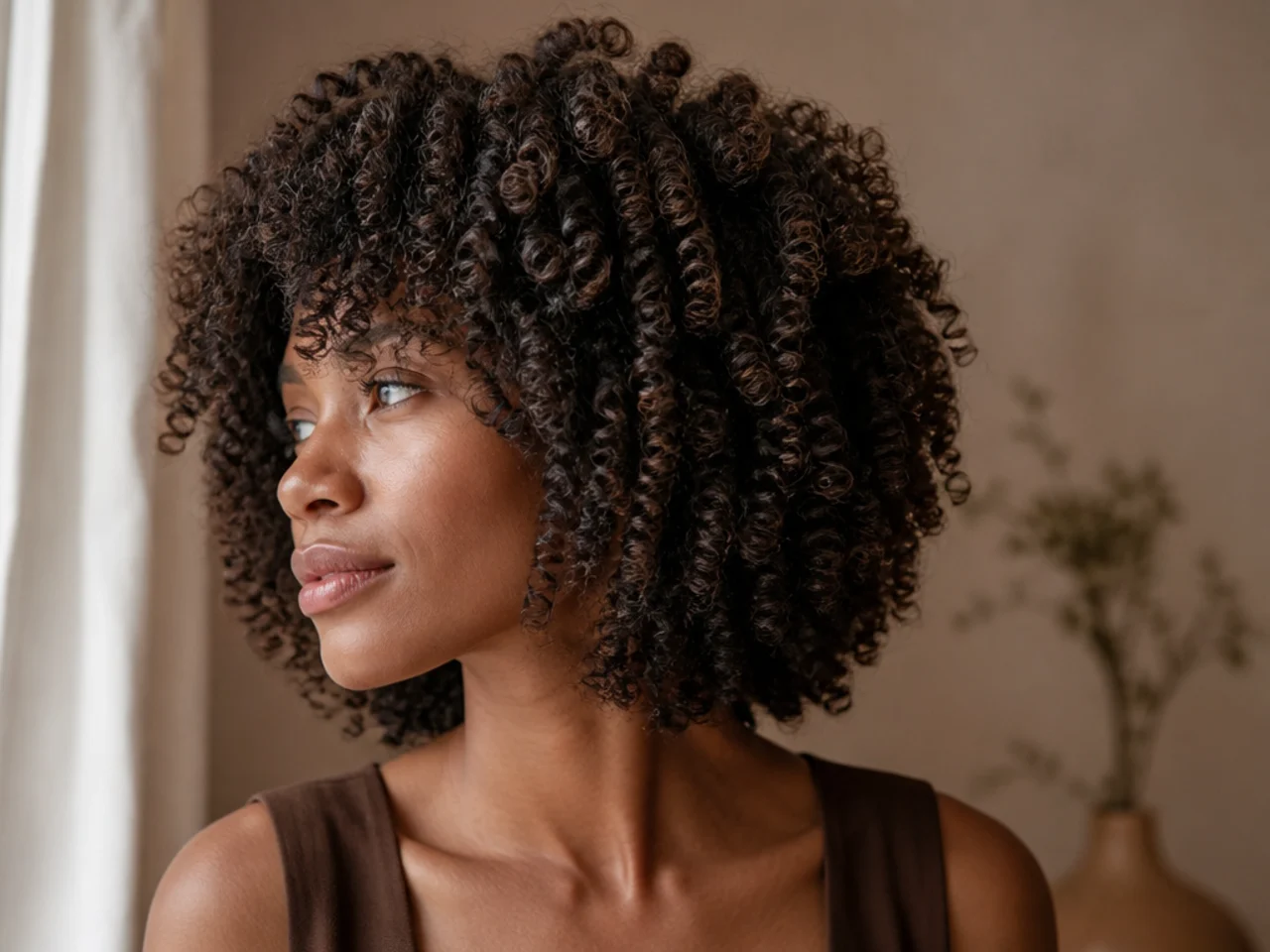 A dry cut shag on springy 4A coils