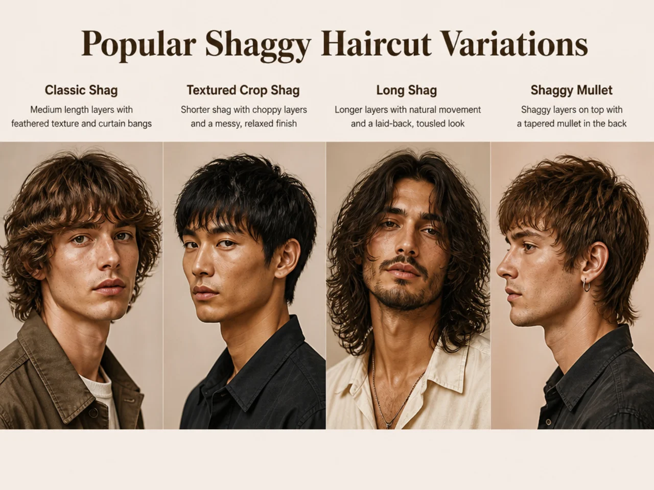 Popular Shaggy Haircut Variations