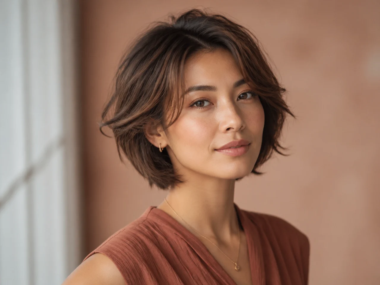 16. Short Layered Bob