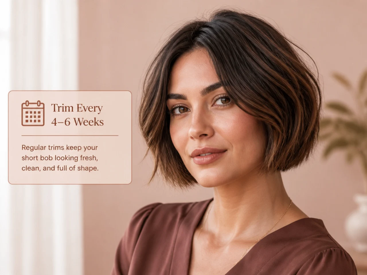 How often should I trim a short bob?