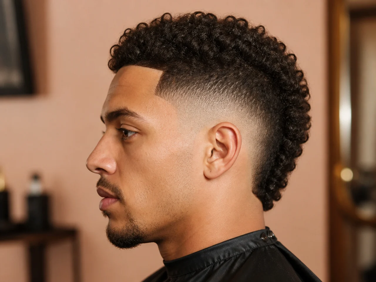 What is a short burst fade haircut?