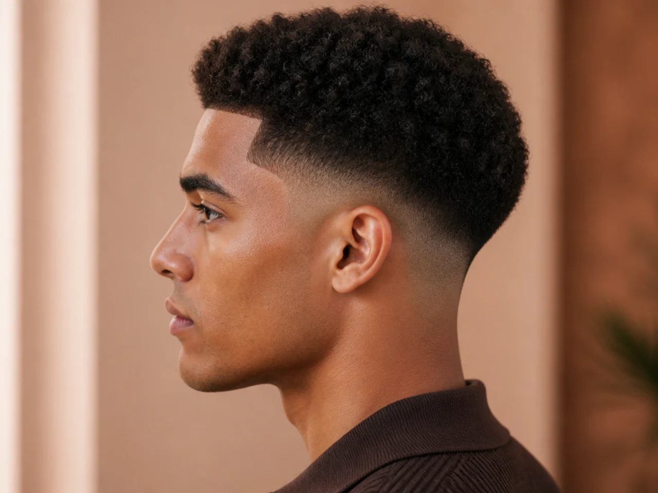 A man with a short afro