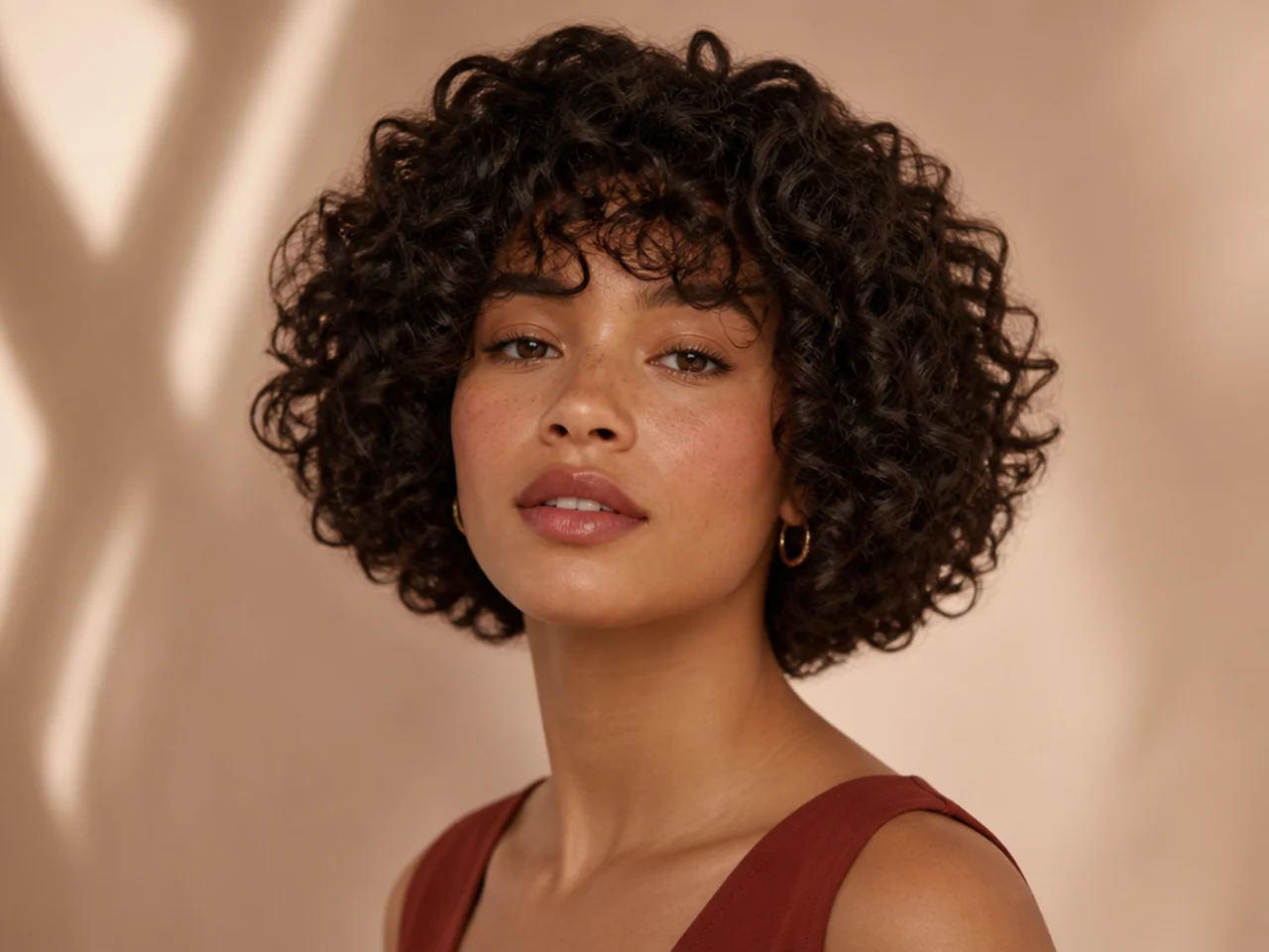 Cropped Bob with Big Curls