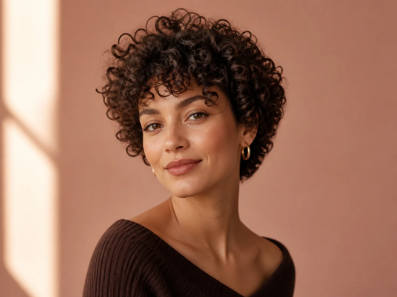 Cropped Bouncy Curls