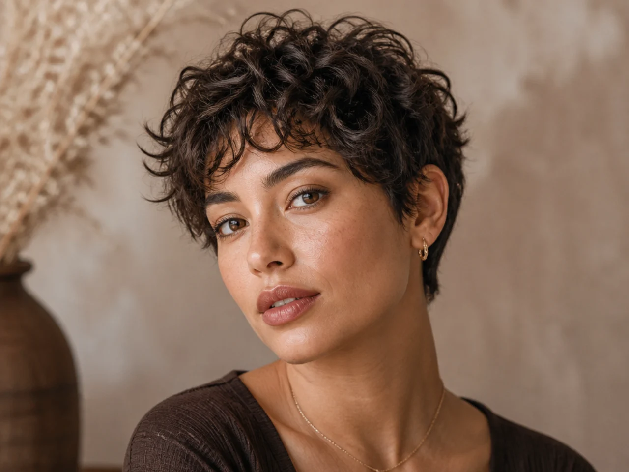 Curly Bixie Cut