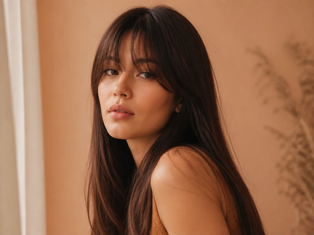 20 Short Curtain Bangs Ideas For Long Hair