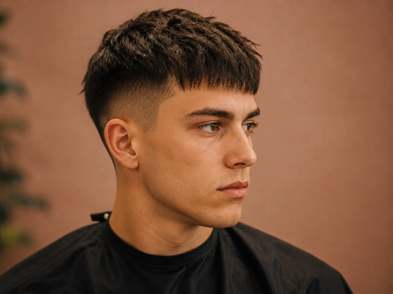 Five modern textured short cuts including textured crop, French crop, and Edgar cut