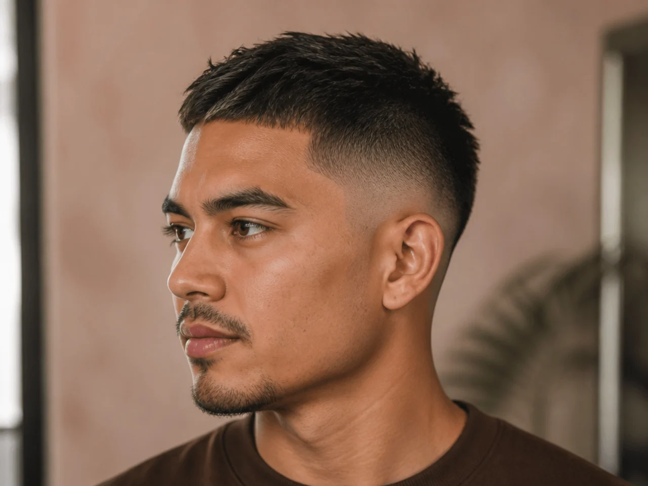 A freshly cut short haircut on day two