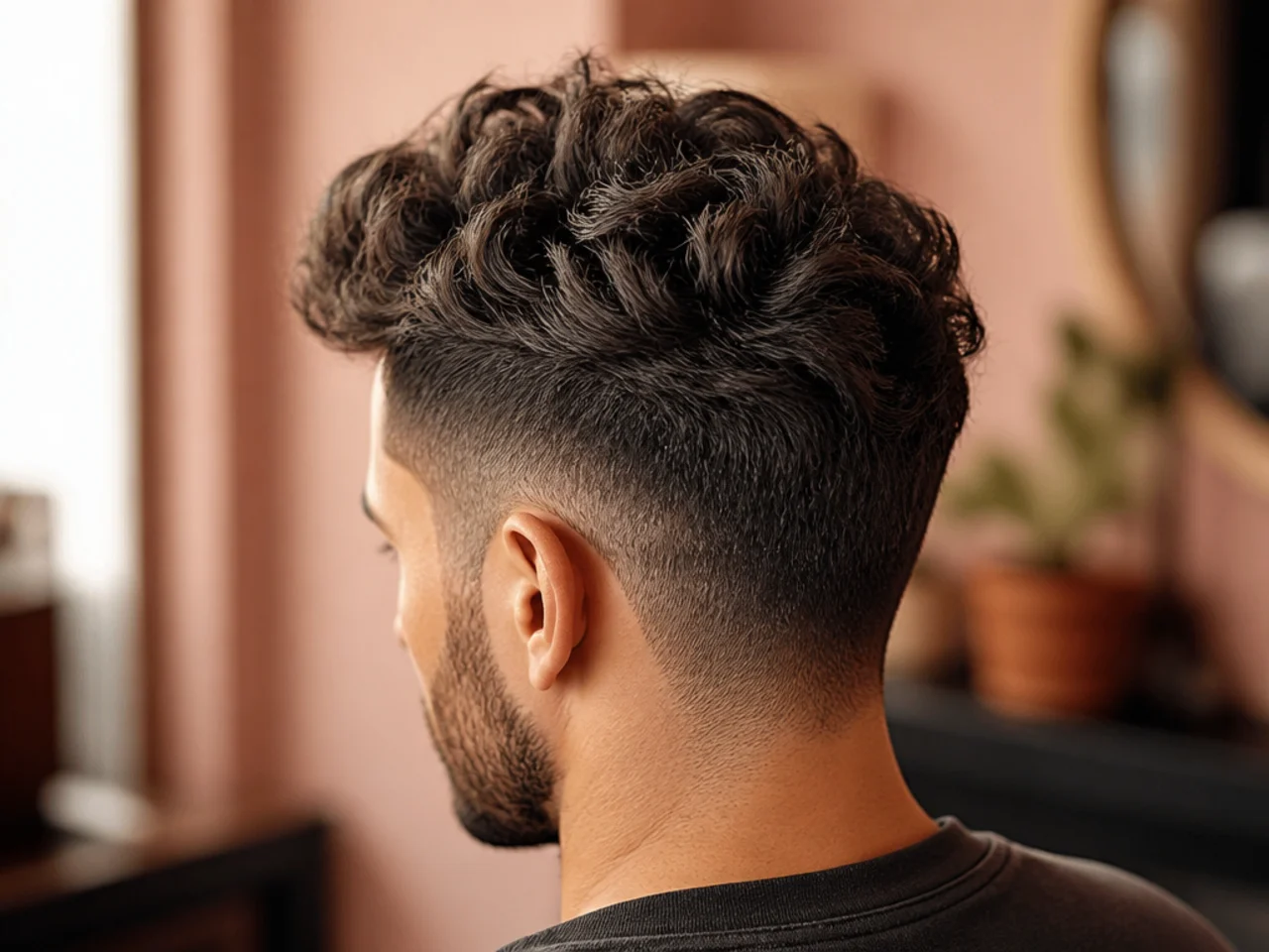 Thick hair with weight removed only at the tips