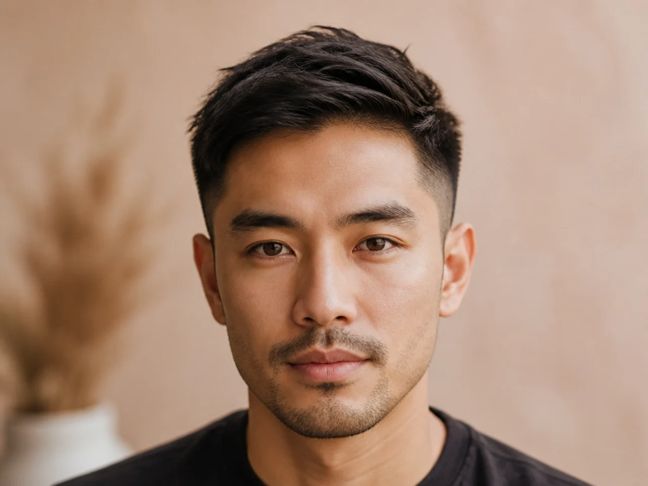 Short hair grown out over three months
