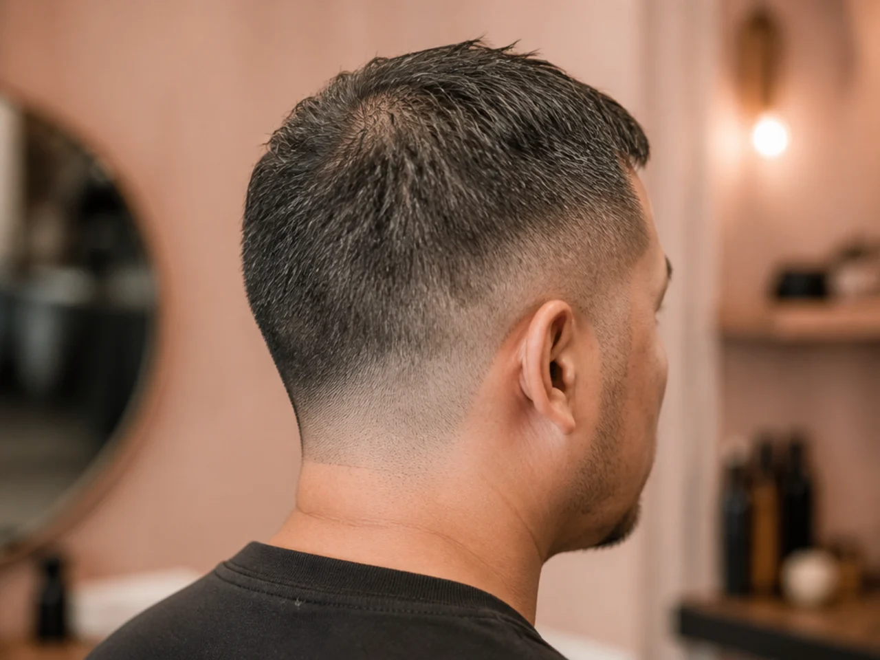 A short crop on thinning hair