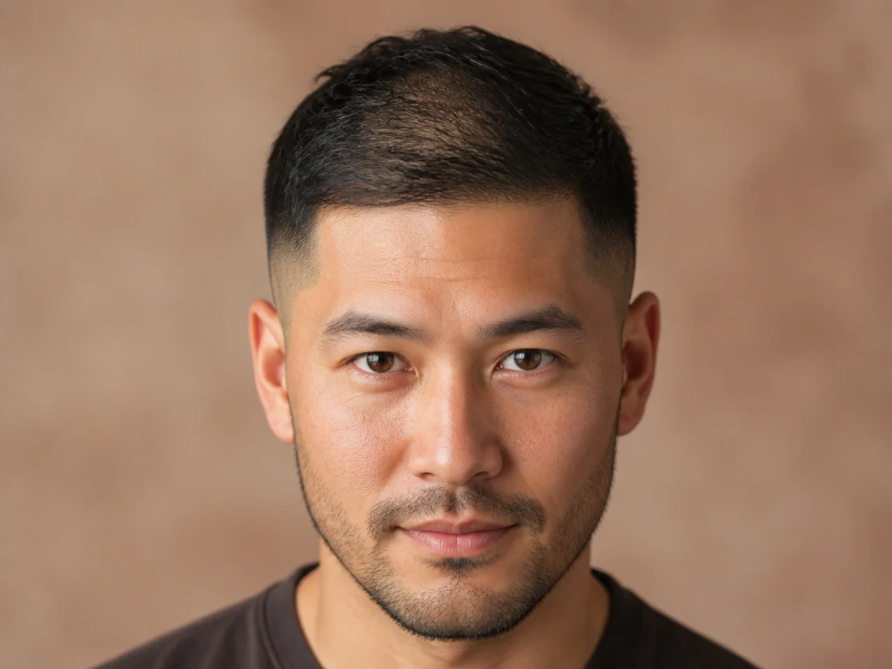 Short sides reducing the contrast with a thinning crown