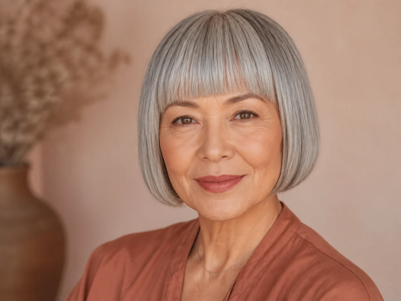 Bob with Blunt Fringe