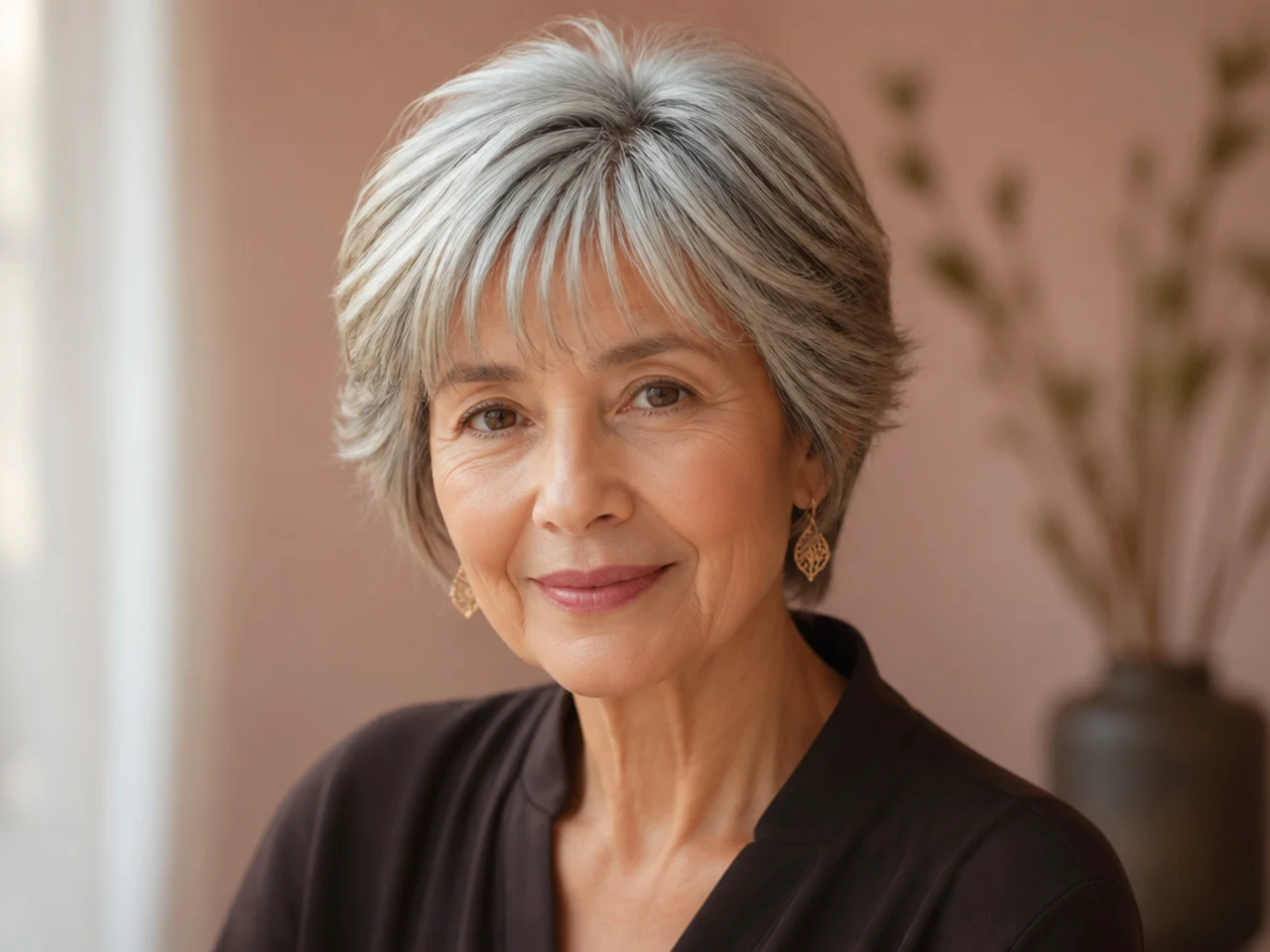 Layered Cut with Wispy Fringe