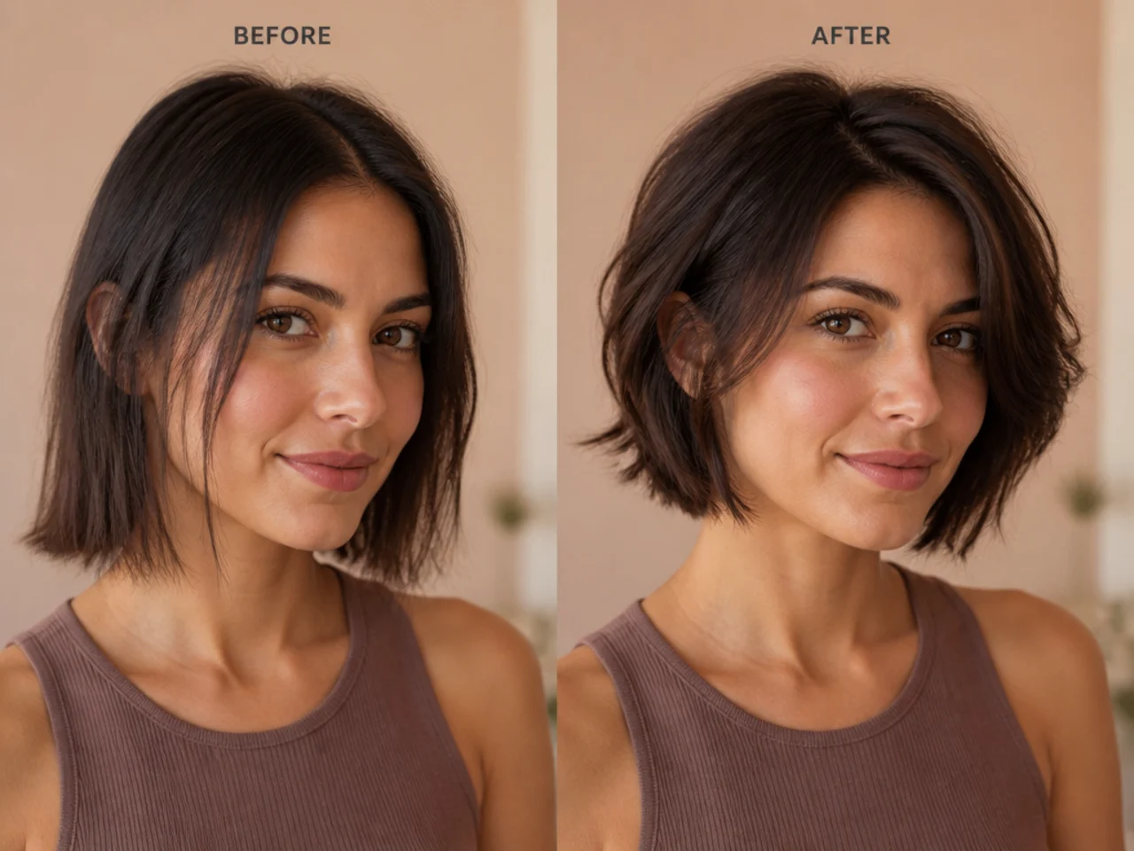Does short hair really look thicker?