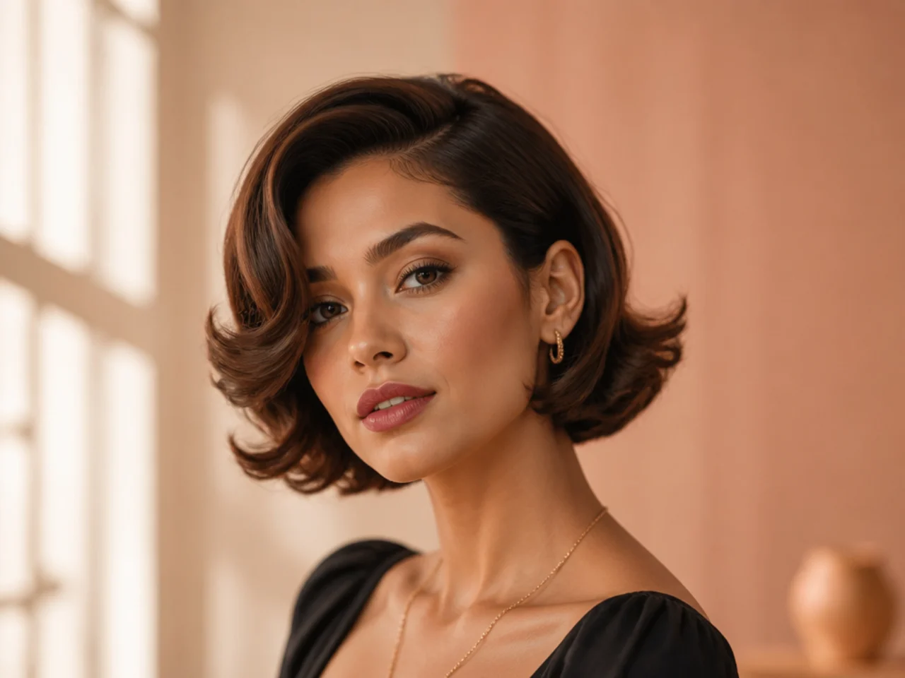 “Hollywood” Glamour Bob