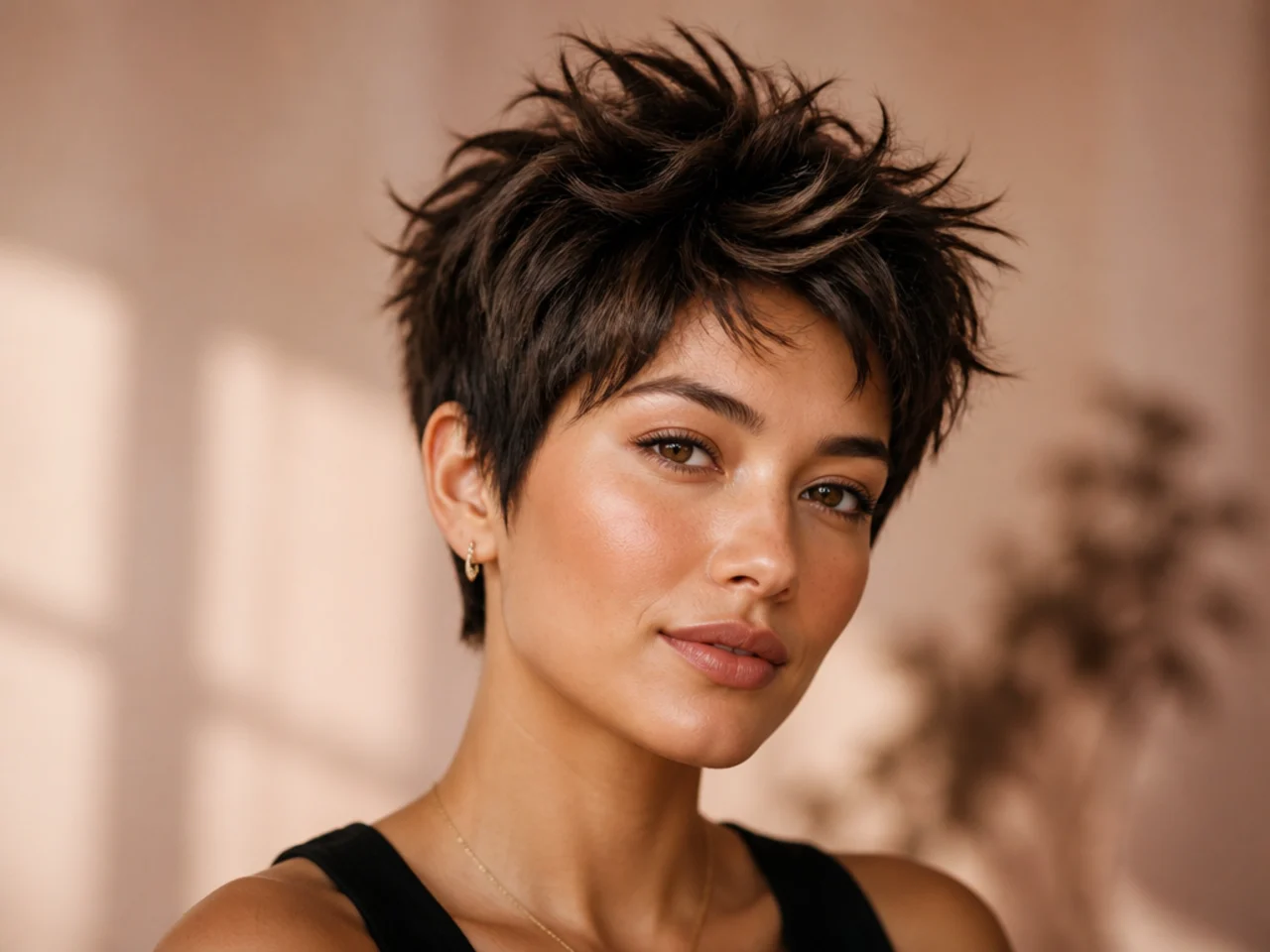 Messy Spiky Top Pixie