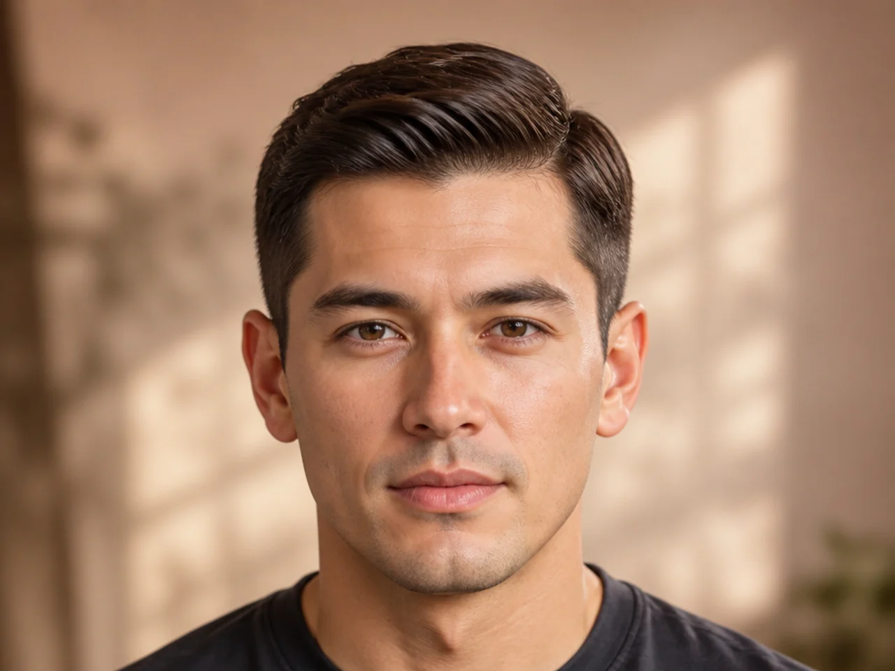 A short summer ivy league haircut